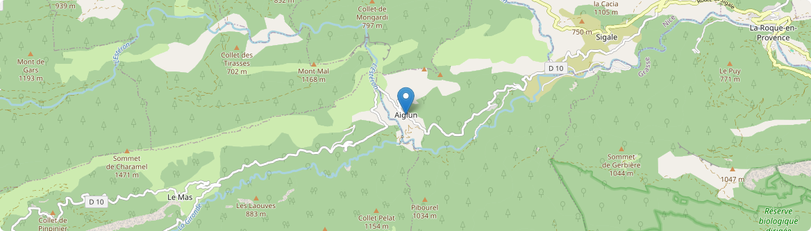 Aiglun - Carte