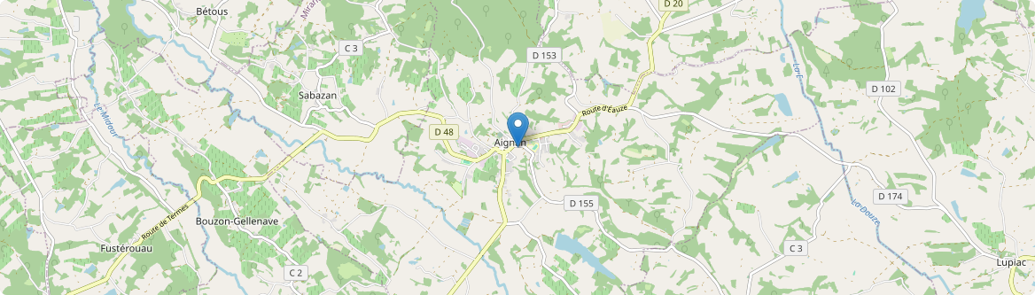 Aignan - Carte