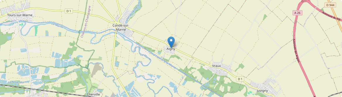 Aigny - Carte