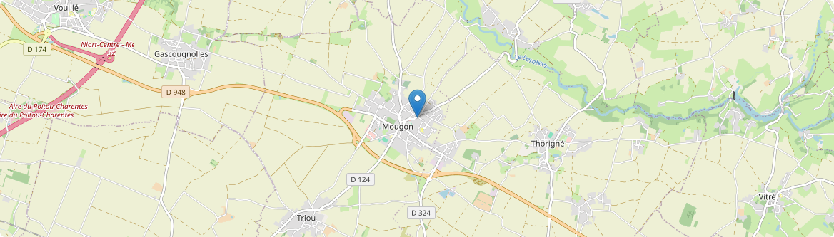 Aigondigné - Carte