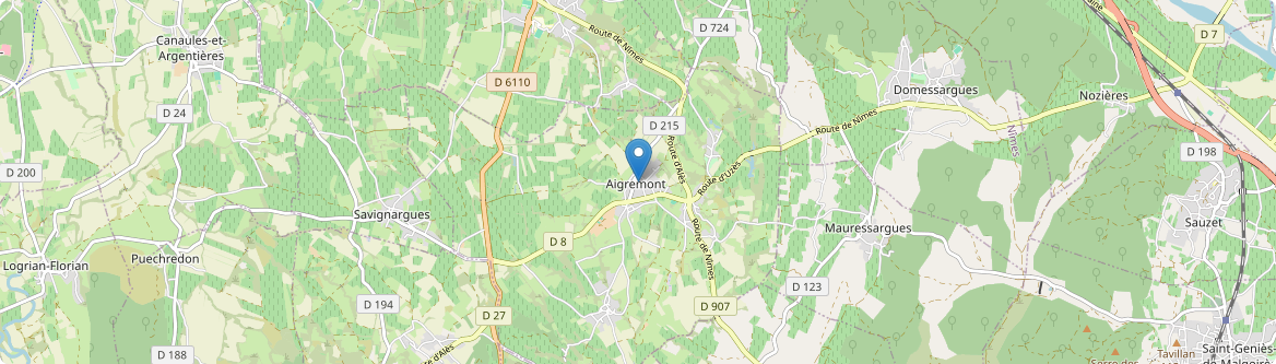 Aigremont - Carte
