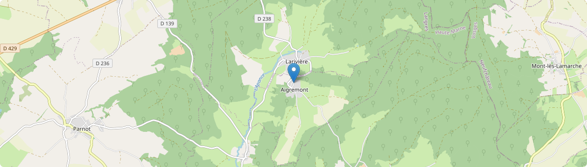 Aigremont - Carte