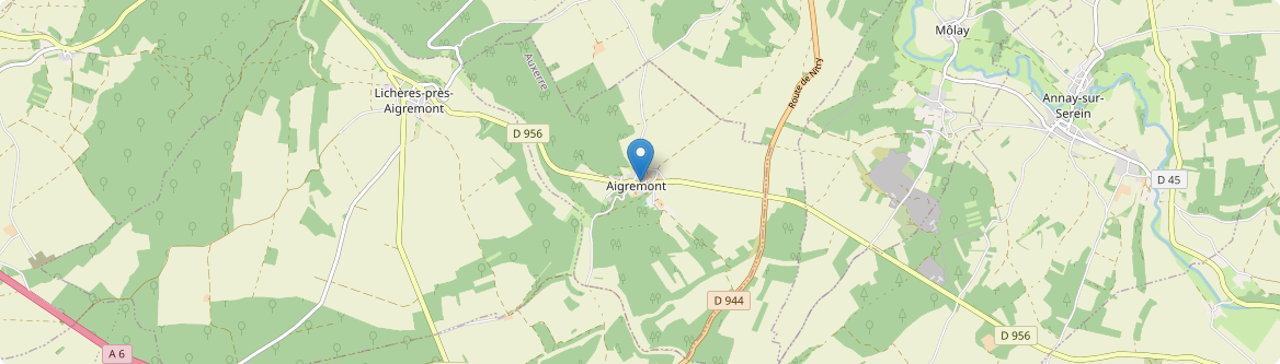 Aigremont - Carte