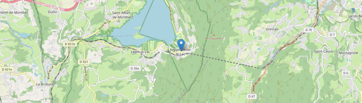 Aiguebelette-le-Lac - Carte