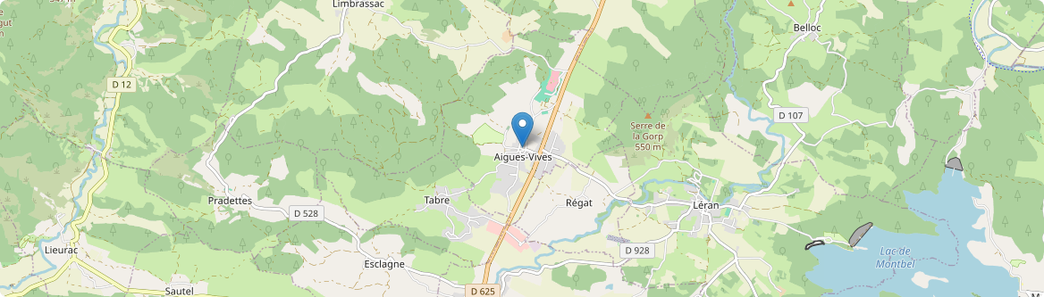 Aigues-Vives - Carte
