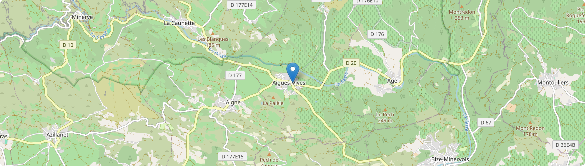 Aigues-Vives - Carte
