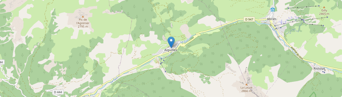Aiguilles - Carte