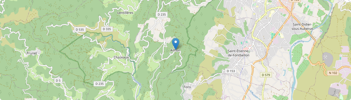 Ailhon - Carte