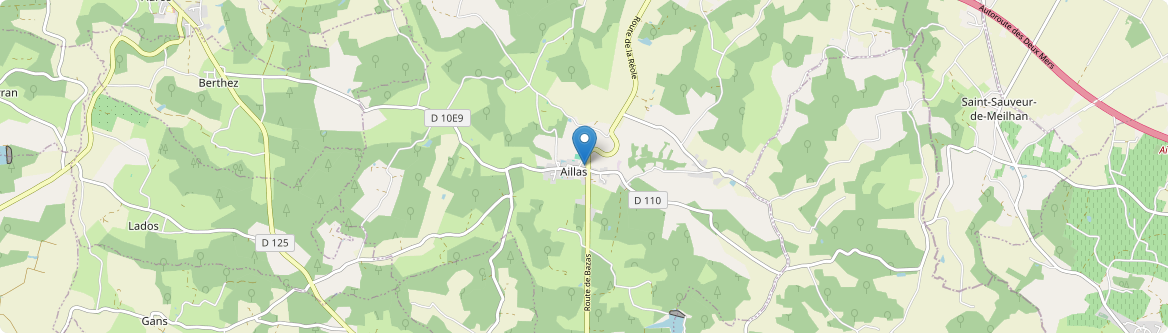 Aillas - Carte