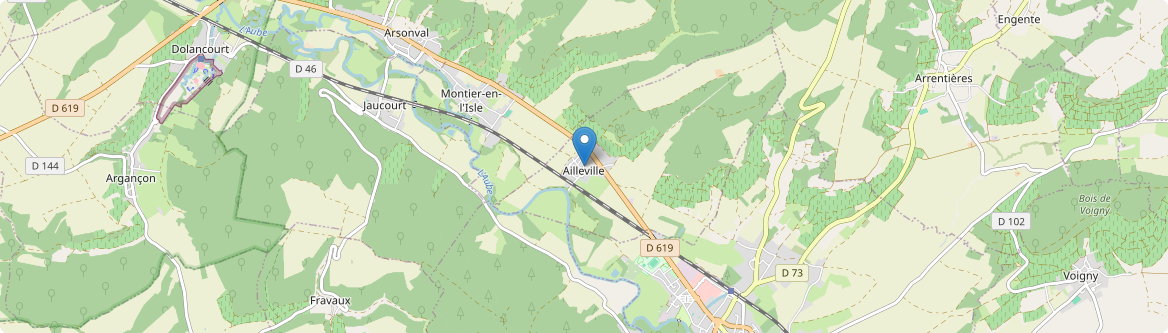 Ailleville - Carte