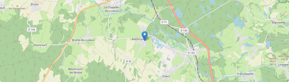 Ailloncourt - Carte