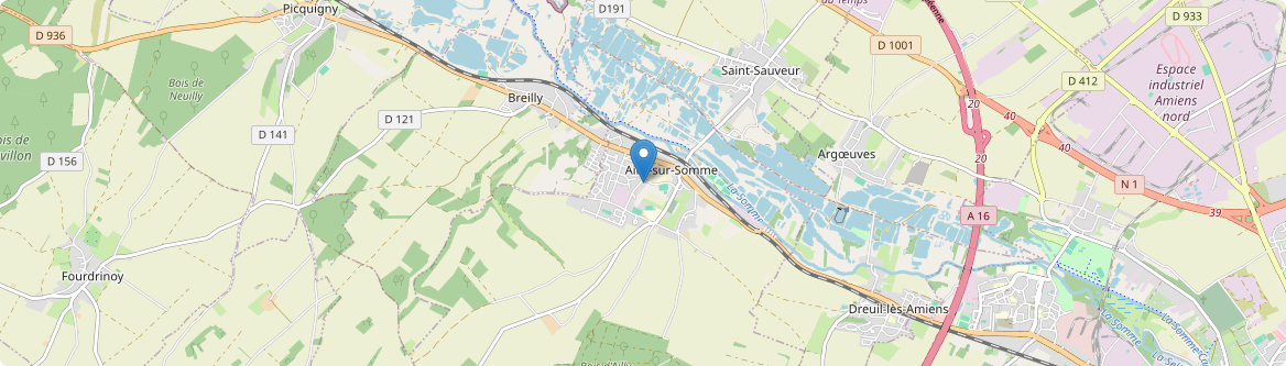 Ailly-sur-Somme - Carte