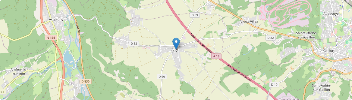 Ailly - Carte