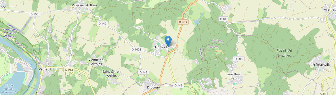Aincourt - Carte