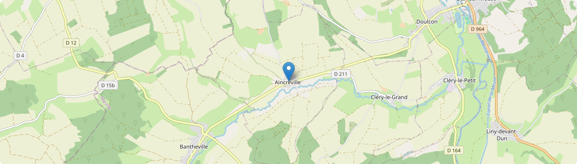 Aincreville - Carte
