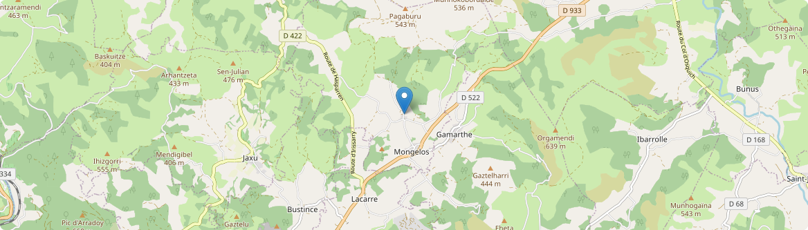 Ainhice-Mongelos - Carte