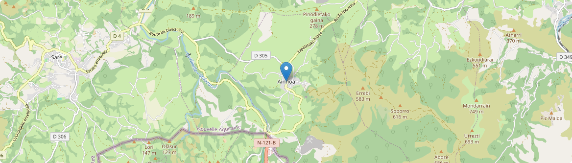 Ainhoa - Carte