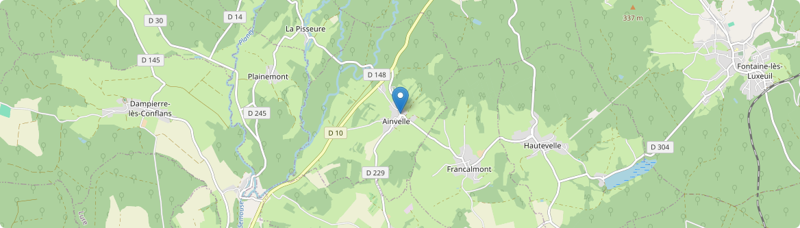 Ainvelle - Carte