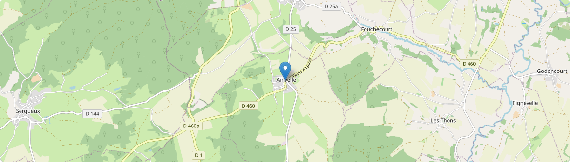 Ainvelle - Carte
