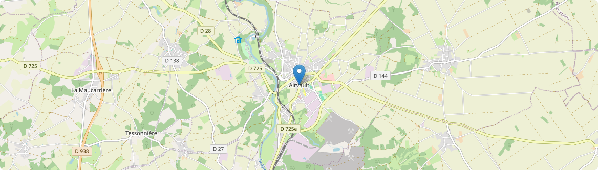 Airvault - Carte