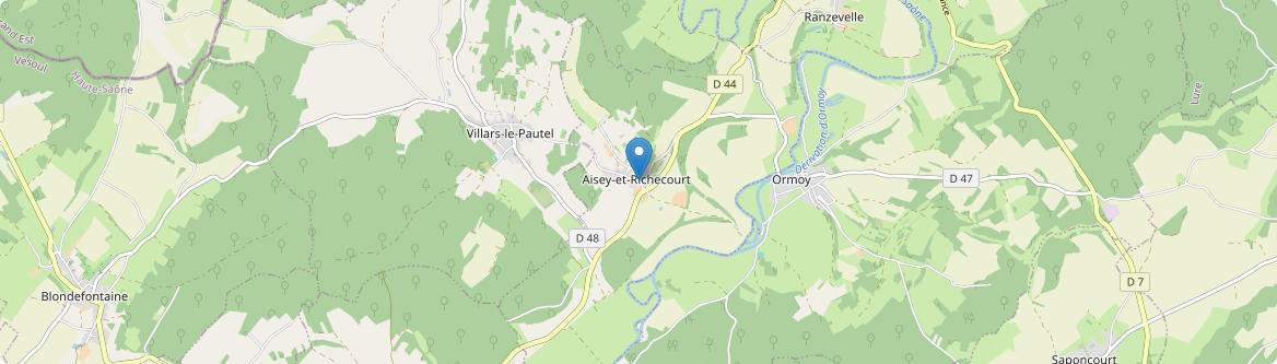 Aisey-et-Richecourt - Carte