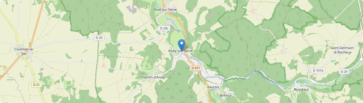 Aisey-sur-Seine - Carte