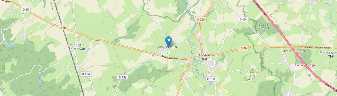 Aisy-sous-Thil - Carte