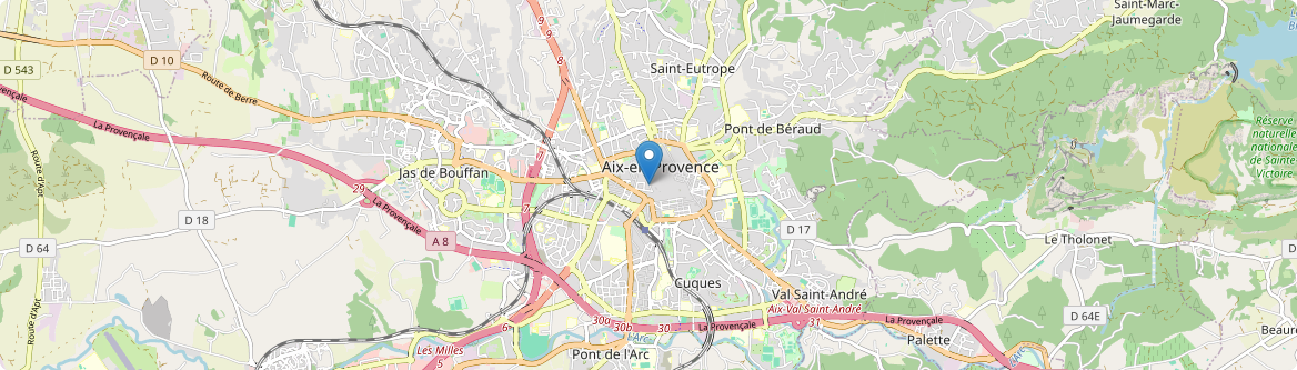 Aix-en-Provence - Carte