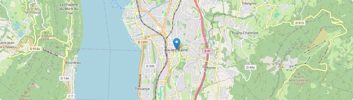 Aix-les-Bains - Carte