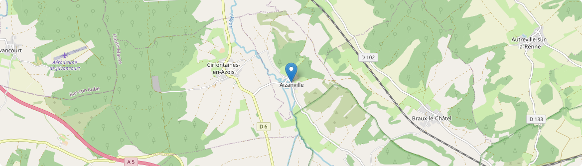 Aizanville - Carte