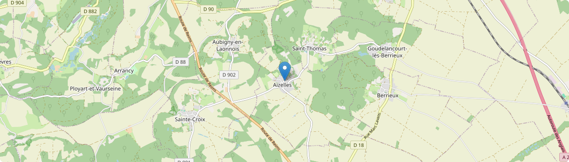Aizelles - Carte