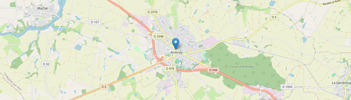 Aizenay - Carte