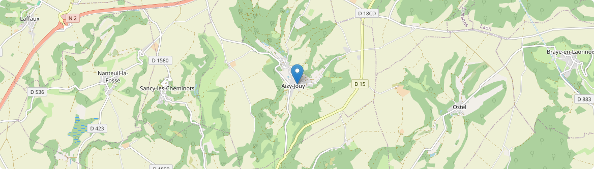 Aizy-Jouy - Carte