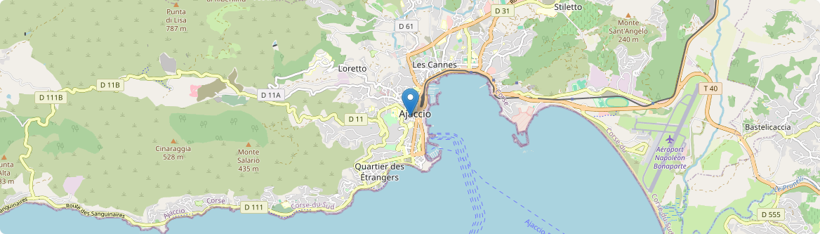Ajaccio - Carte