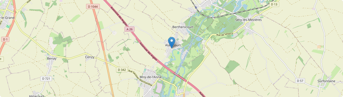 Alaincourt - Carte