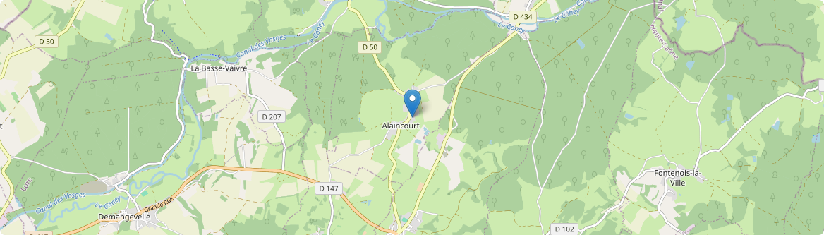 Alaincourt - Carte