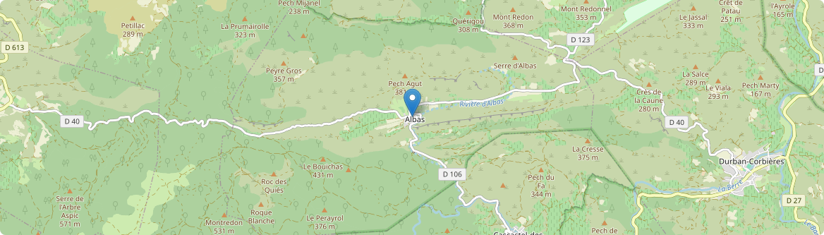 Albas - Carte