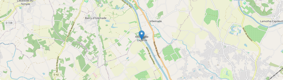 Albefeuille-Lagarde - Carte
