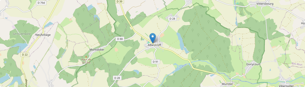 Albestroff - Carte