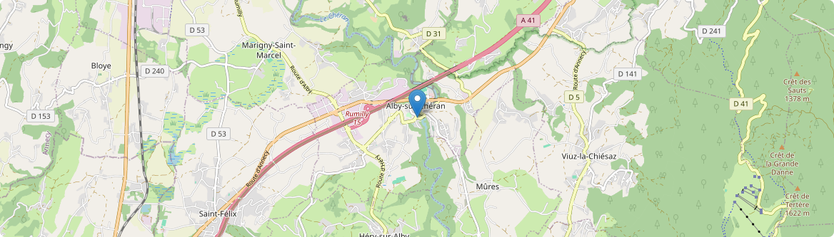 Alby-sur-Chéran - Carte