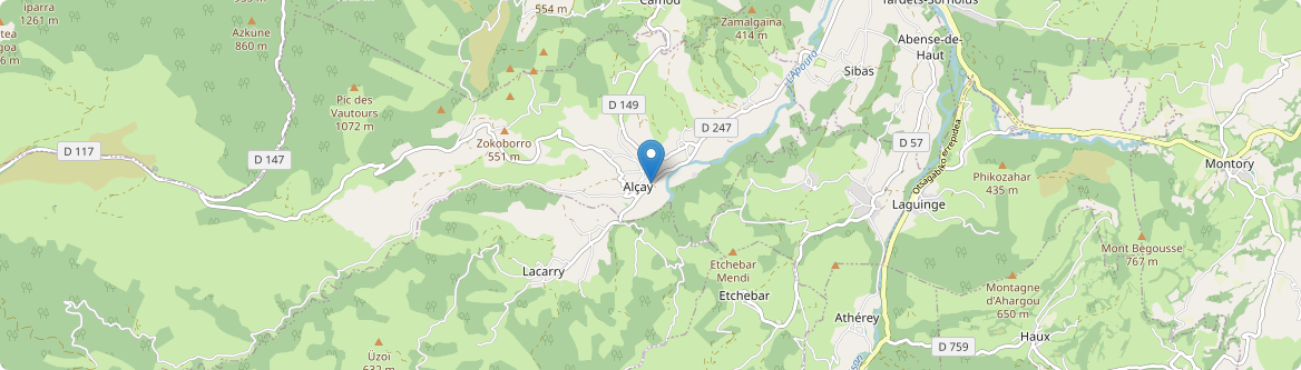 Alçay-Alçabéhéty-Sunharette - Carte