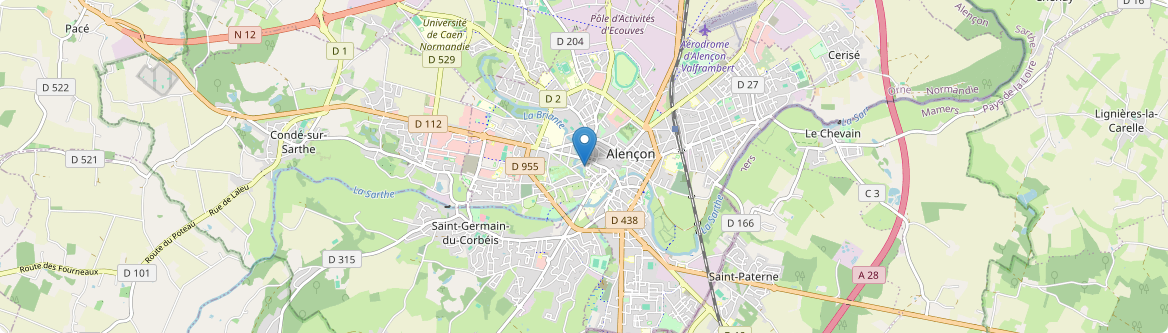 Alençon - Carte