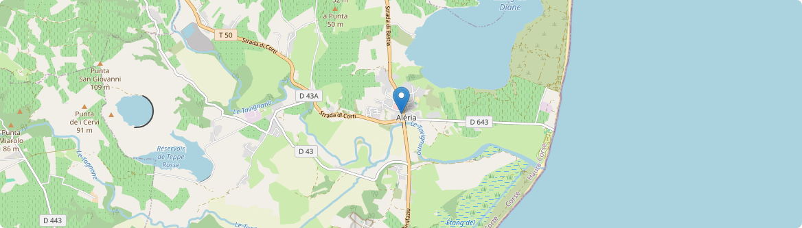 Aléria - Carte