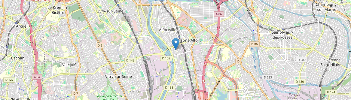 Alfortville - Carte