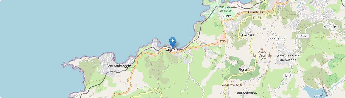 Algajola - Carte