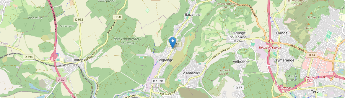Algrange - Carte