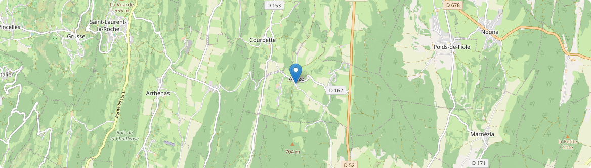 Alièze - Carte