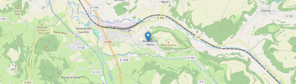 Alise-Sainte-Reine - Carte