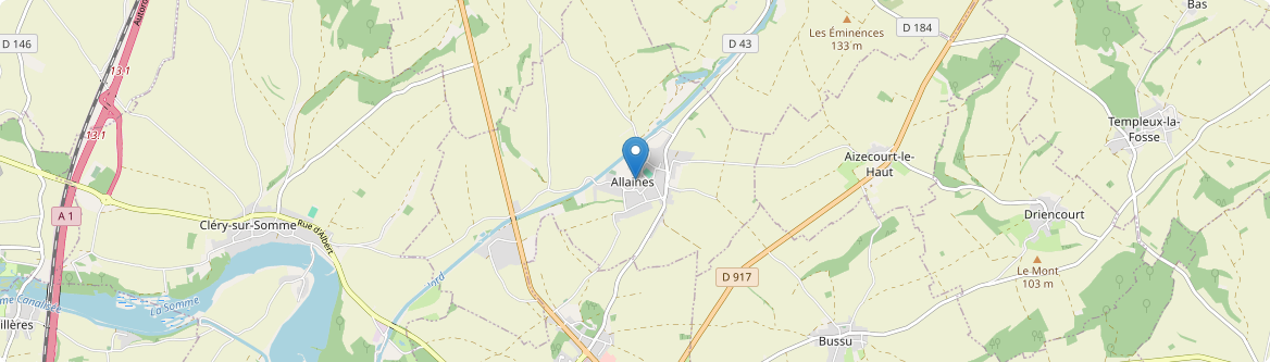 Allaines - Carte