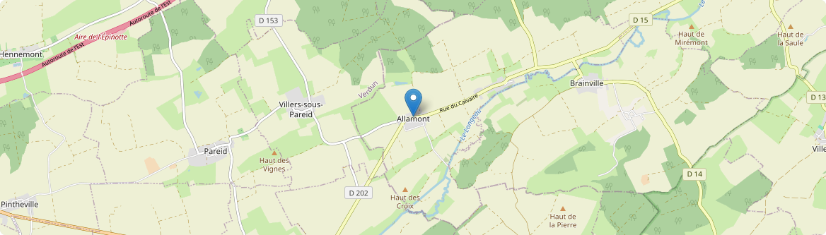 Allamont - Carte